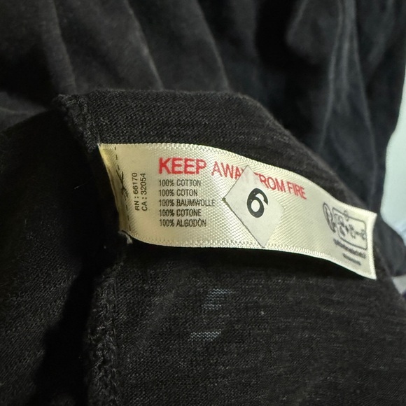 Daily Practice by Anthropologie Flutter-Sleeve Tee Dress Cotton Ruffle m - Picture 8 of 10